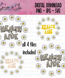Health Aide Daisy Digital PNG file